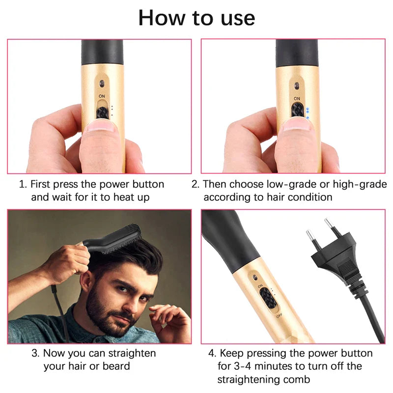 SmoothBeard Heated Brush